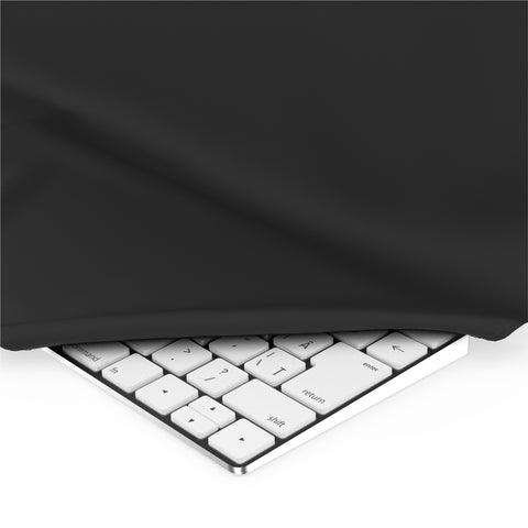 Kuzy Dust Cover for iMac 24 inch 2021 M1 A2438 A2439 - Computer Monitor Cover for Apple iMac 21 inch 2020 - 2017 Retina 4K - Dust Protection for Mac 21.5 Protective Screen Cover, Black