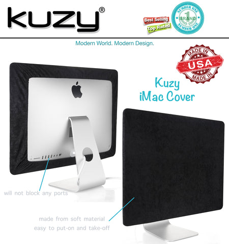 Kuzy Dust Cover for iMac 24 inch 2021 M1 A2438 A2439 - Computer Monitor Cover for Apple iMac 21 inch 2020 - 2017 Retina 4K - Dust Protection for Mac 21.5 Protective Screen and Accessories
