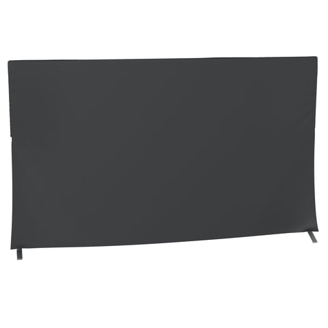 Kuzy Indoor TV Cover for 65" Screens - Durable Fabric Protector, Dustproof and Scratch-Resistant Screen Guard, with Easy-Fit Design and Remote Control Pocket, Made in USA, Black