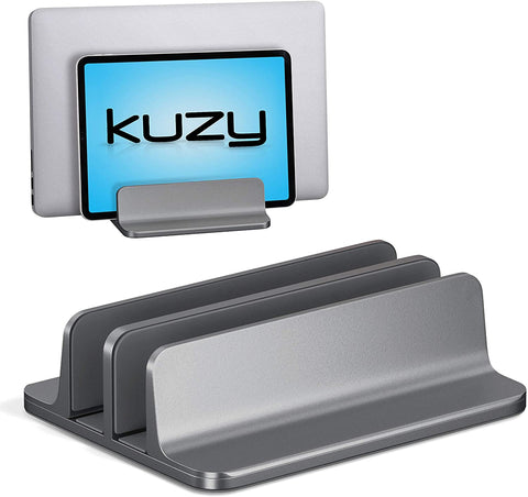 BEQU Supporto Verticale 4-in-1 Per Laptop In Alluminio Argento - Universale 10-17 Pollici