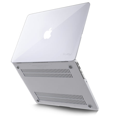 Kuzy - AIR 13-inch CLEAR Crystal Hard Case for Apple MacBook Air 13.3" Models: A1369 and A1466 SeeThru Cover Shell - CLEAR CRYSTAL