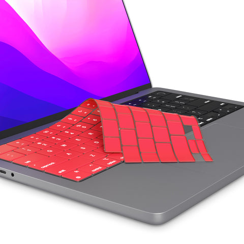 Premium MacBook Pro 14 inch Keyboard Cover - MacBook Pro Keyboard Cover Skin 14 16 inch 2023 2022 M3 M2 M1 A2779 A2442 A2780 A2485 - MacBook Air 15 inch Keyboard Cover 13 A2941 A2681