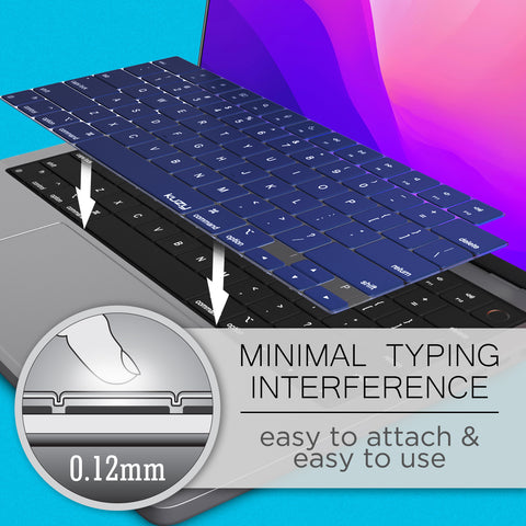 Premium MacBook Pro 14 inch Keyboard Cover - MacBook Pro Keyboard Cover Skin 14 16 inch 2023 2022 M3 M2 M1 A2779 A2442 A2780 A2485 - MacBook Air 15 inch Keyboard Cover 13 A2941 A2681