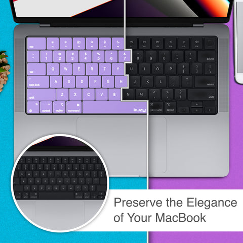 Premium MacBook Pro 14 inch Keyboard Cover - MacBook Pro Keyboard Cover Skin 14 16 inch 2023 2022 M3 M2 M1 A2779 A2442 A2780 A2485 - MacBook Air 15 inch Keyboard Cover 13 A2941 A2681