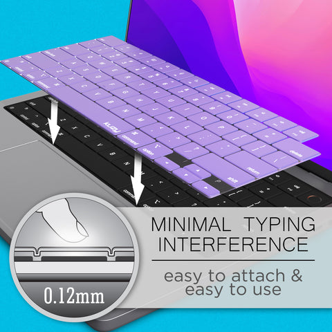 Premium MacBook Pro 14 inch Keyboard Cover - MacBook Pro Keyboard Cover Skin 14 16 inch 2023 2022 M3 M2 M1 A2779 A2442 A2780 A2485 - MacBook Air 15 inch Keyboard Cover 13 A2941 A2681